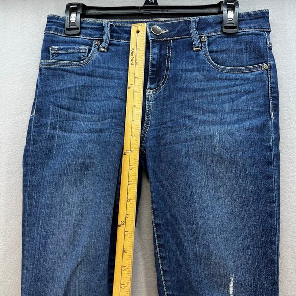 Kut From the Kloth Jeans Women's 4 Blue Toothpick Skinny Classic Casual Preppy - Picture 12 of 14